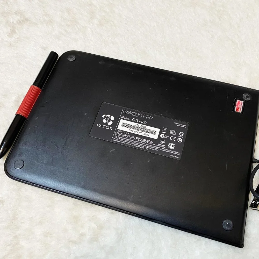 Wacom Bamboo Pen Tablet Size 9.8 x 6.9 inches